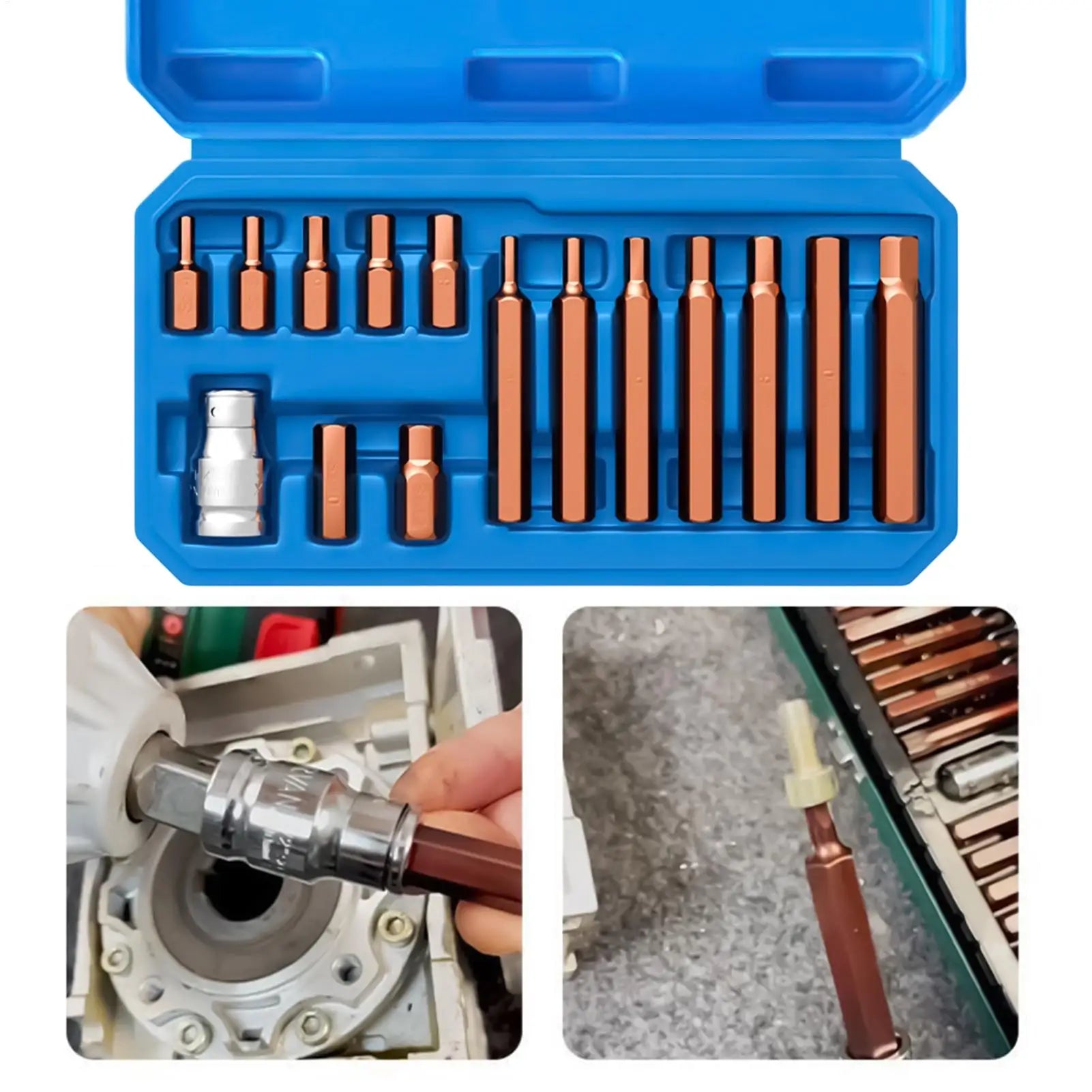 Screwdriver Bits Magnetic Heavy Duty Metal Socket Repair Tool Qme