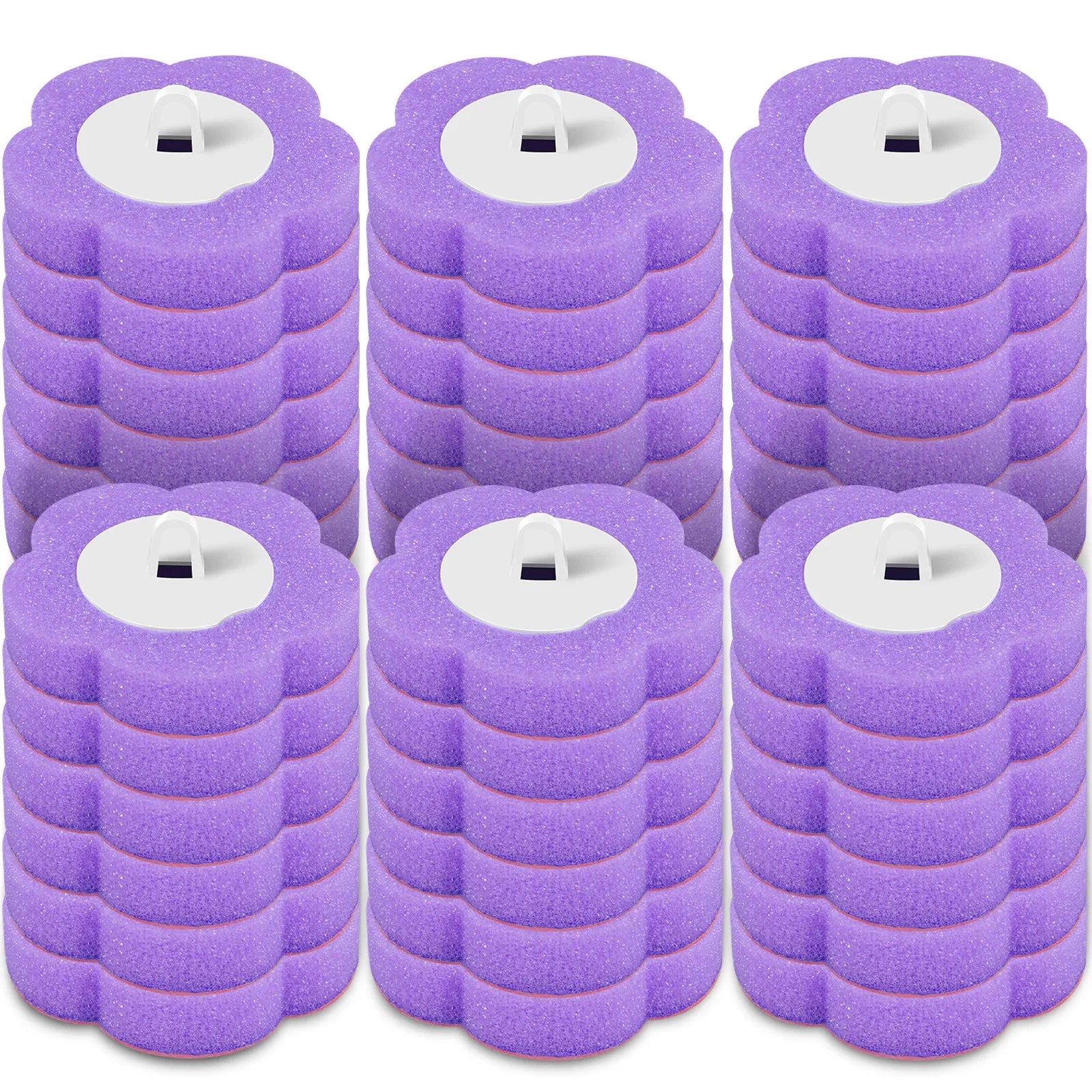 18/36Pcs Disposable Toilet Brush Long Handle Wall-mounted Wc Cleaning Tool Kit with Replaceable Brush Head Bathroom Accessories Qme 36 Pcs Heads B