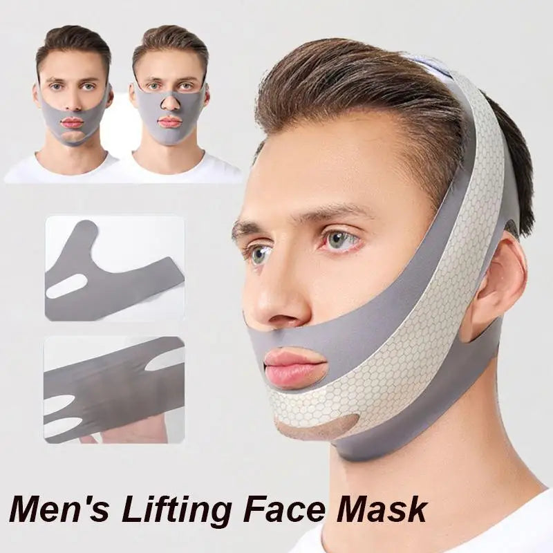 Double Chin Face Mask Slimming Facial Bandage Lifting Thinning Skin Qme