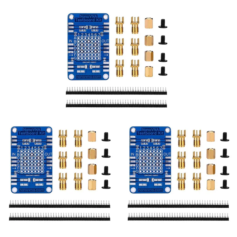 A02F-3X Nanovna Vector Network Analyzer Test Board Kit For Nanovna Network Analysis Test Board Demo Board Qme