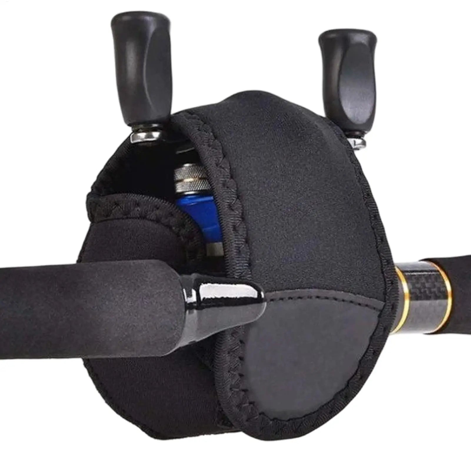 Thickened water droplet reel bag diving material fishing reel bag fishing reel bag for Angler Boat Shore River Stream Qme