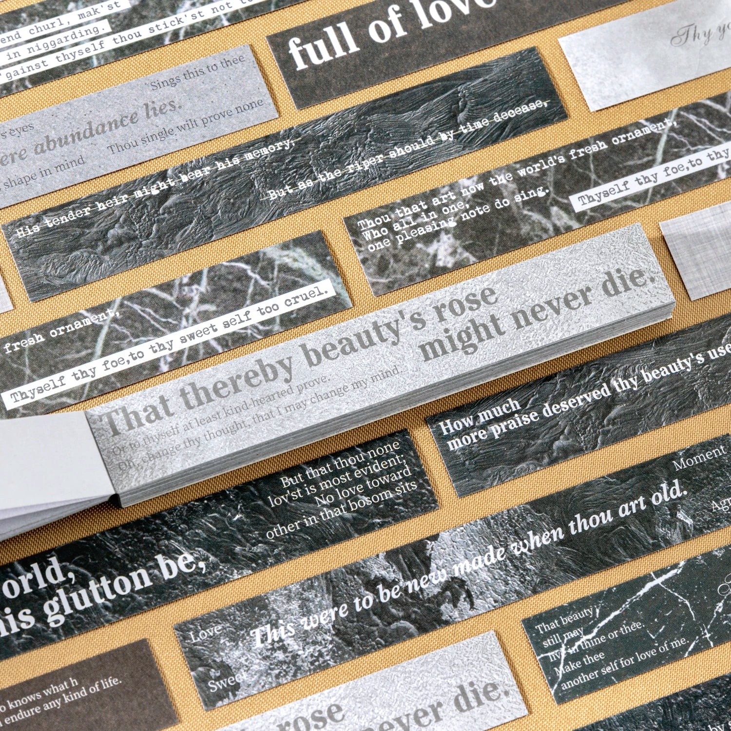 48 Sheets/Bag 100 Lines of Love Themed Sticker Set for DIY Scrapbooking Journal Planner Decoration Phone Case Laptop Qme