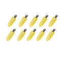 10pcs/set No Crease Basic Hair Clips For Women Girls Hair Styling Makeup No Bend Hairpins Barrettes Fashion Hair Accessories Qme 10pcs yellow