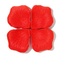100/500/1000PCS Colorful Love Romantic Warm Silk Rose Artificial Petals Wedding Party Flower Favors Decoration Roses Supplies Qme Red 100PCS