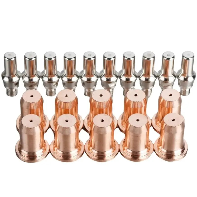 A02F-40PCS IPT-60 PT-60 IPT-40 PT40 Electrode 52582 Nozzle 51313P Fit Plasma Cutter Torch Consumables, Nozzle 1.1Mm (60A) Qme