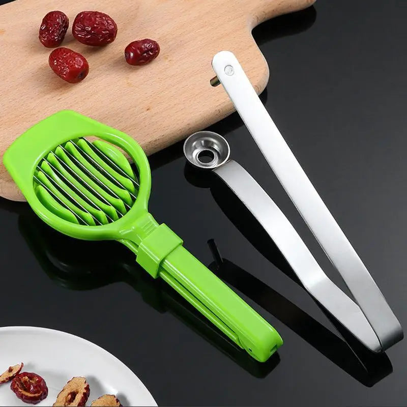 Stainless Steel Jujube Pitter Slicer Cherry Non Slip Handle Easy Use Qme E