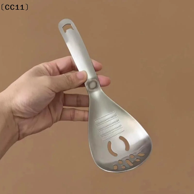 Multifunctional Stainless Steel Kitchen Utensil Cooking Garlic Ginger Qme
