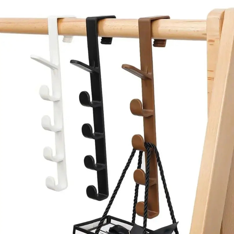 Bedroom Door Hooks Clothes Hanging Rack Over Plastic Home Storage Qme