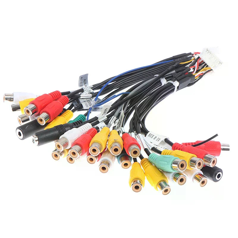 Android Radio Car Accessories Output Wire Aux-in Microphone Adapter Qme