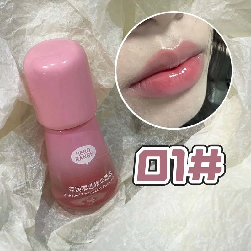 HERORANGE Moisturizing Lip Oil Mirror Gloss Improve Lines Remove Dead Qme HR746-1