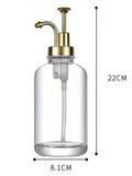 Glass Syrup Bottles Bottle Dispenser Pumps Oil Lotion Soap Mouthwash Qme golden