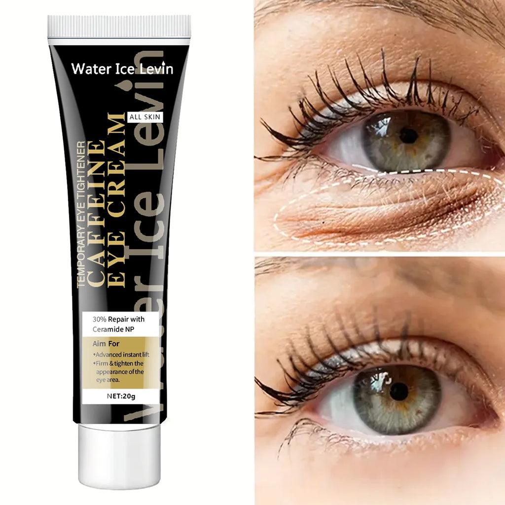Caffeine Eye Cream to Lighten Dark Circles and Tighten Skin Instant Eye Repair Essence Eye Beauty Treatment Qme