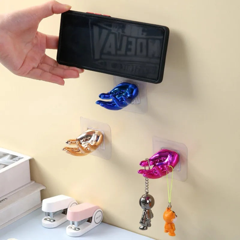 Creative Wall-mounted Display Rack For Storing Hair Accessories, Strong Adhesive Hooks For Hanging Without Drilling Holes Qme