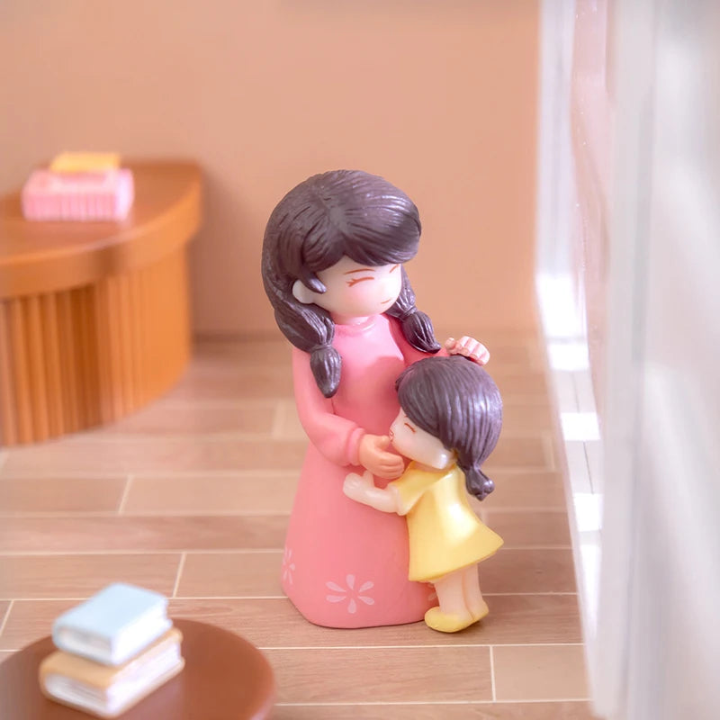 DIY Home Desktop Decoration Ornaments Miniatures Figurines Mother's Qme