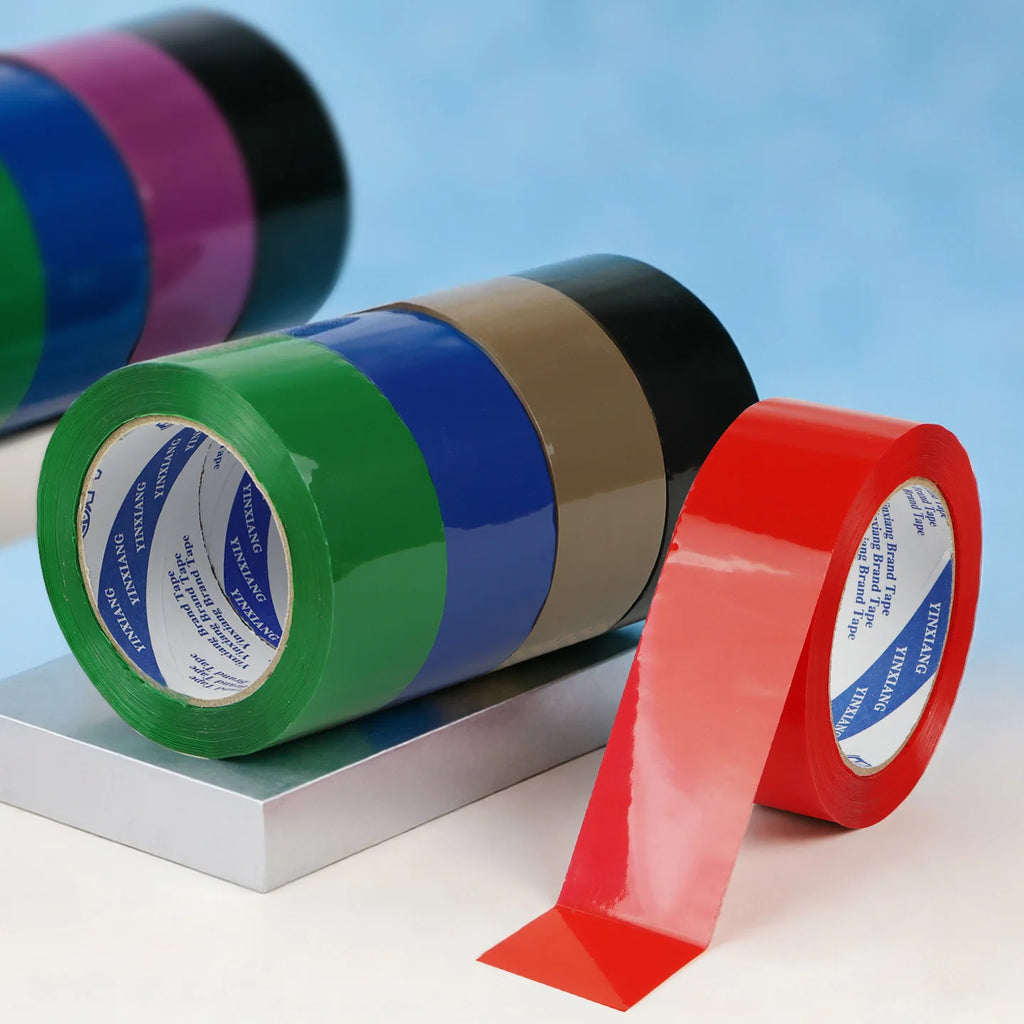 Colorful Wear-Resistant Single-Sided Adhesive Shipping Tape for Warehouse Parcel Packaging Qme