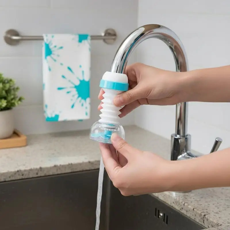 360 Rotatable Telescopic Tap Water Filter Sprinkler Anti-splash Qme