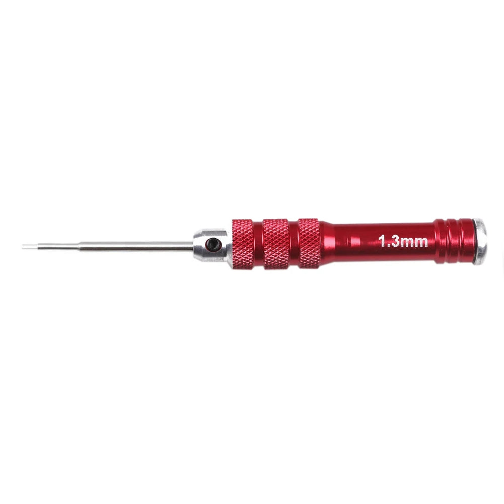 HSS Red Handle Hex Screwdriver Tool Set for RC Helicopter Repair Tools Qme 1.3mm