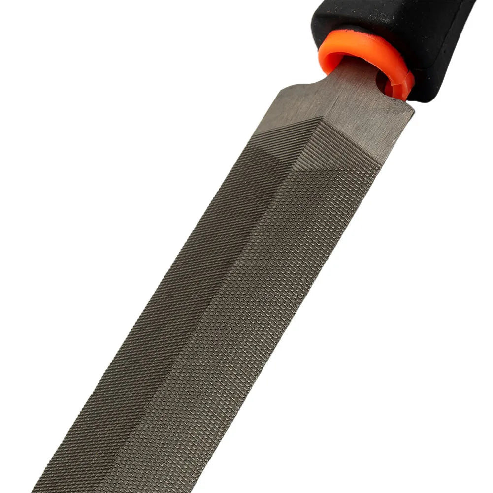 Fine-Toothed Metal Files For Metalworking Woodworking Steel Flat File Half-Round File Tools Sanding Tools Hand Operated Tools Qme