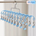 Multi-functional Household Tool Drying Socks Underwear 20-clip Qme C