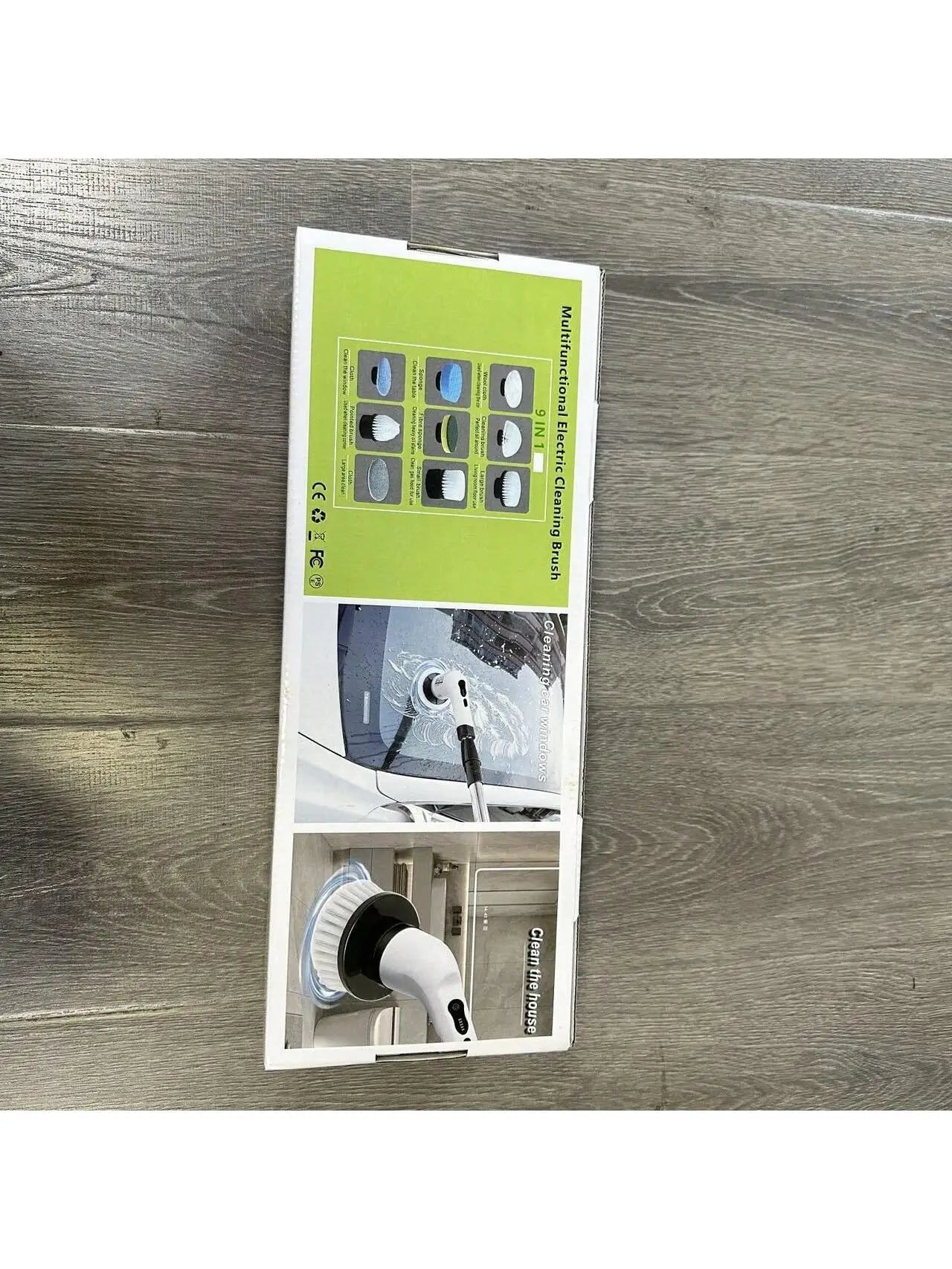 Box Package Multifunctional Electric Cleaning Brush Car Kitchen Qme