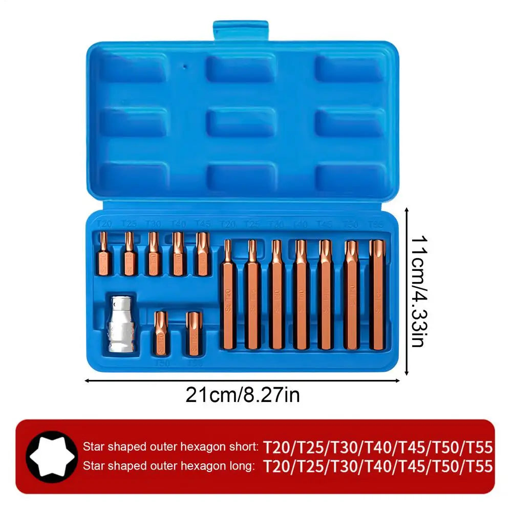 Star Bits S2 Steel Magnetic Universal Tamper Proof Security Qme China Mainland set