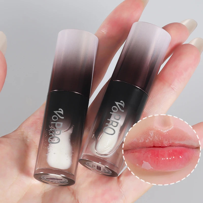 Hydrating Lip Gloss Essence Oil - Vitamin E, Moisturizing & Nourishing Lip Balm, Long-Lasting, Non-Greasy, Soft Hydrated Lips Qme