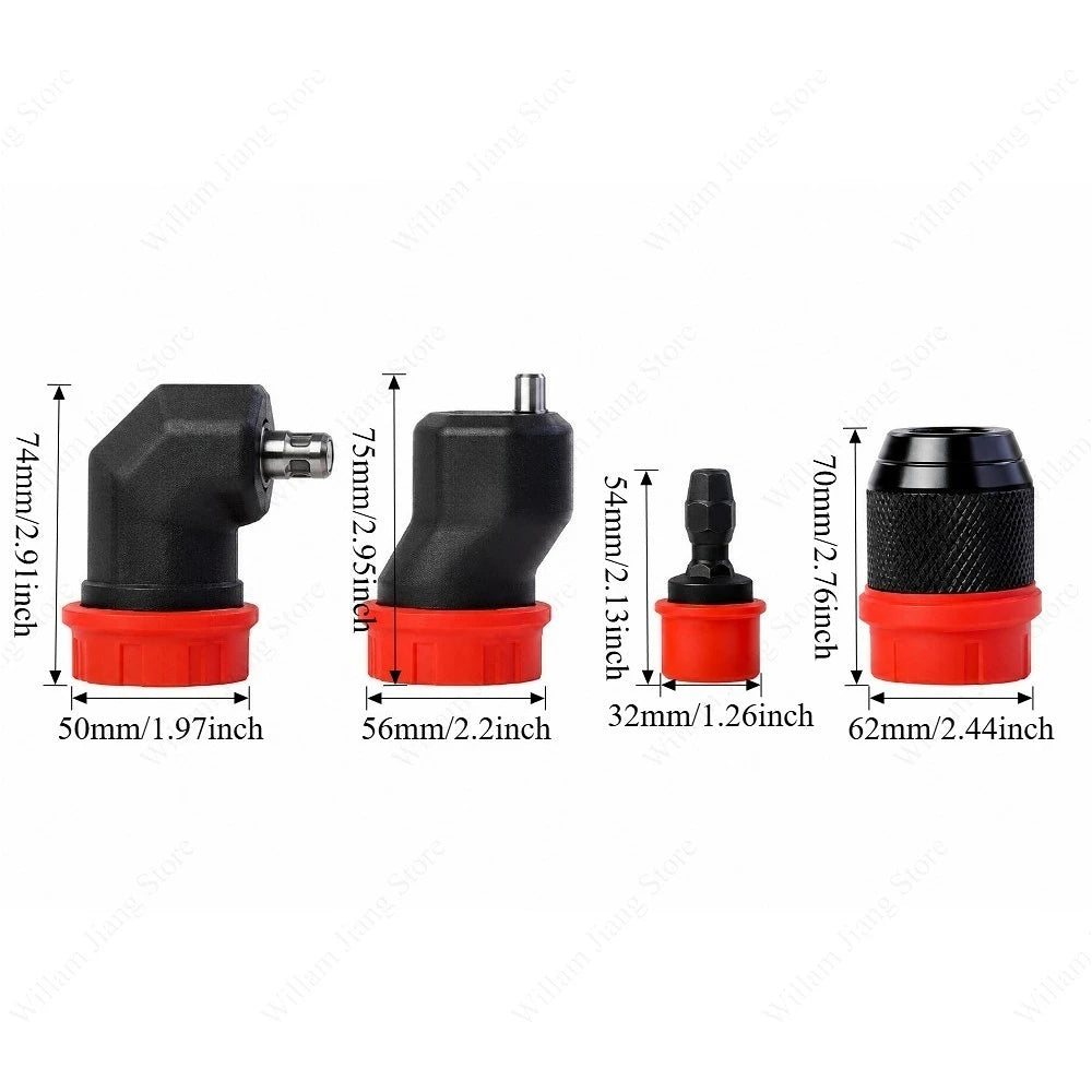 Hex Bit Conversion Connector 6.35mm Quick Release Drill Chuck Practical Accessory for Cordless Corded Electric Drills Qme Mix