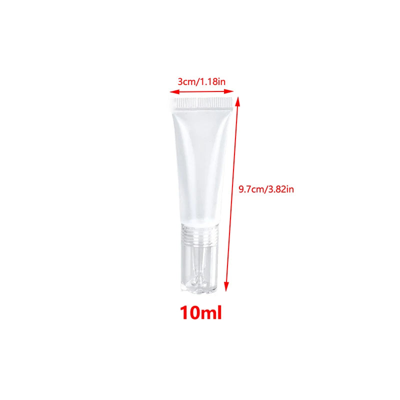 10 Cosmetic Soft Tubes Sunscreen Eye Cream Lotion Liquid Foundation Qme
