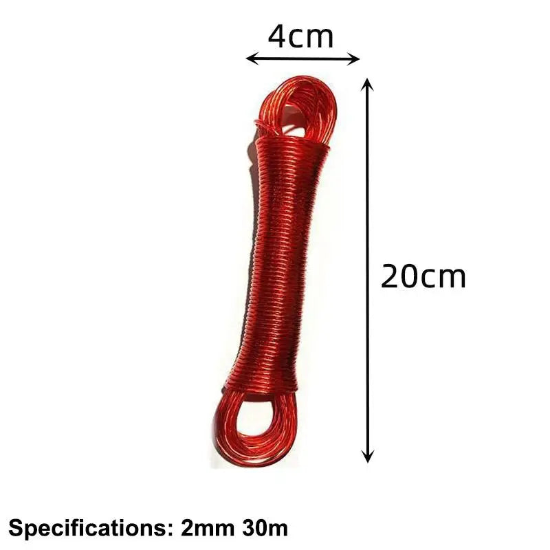Portable Clothesline 10 20 30 50M Garden Camping Travel Clothes