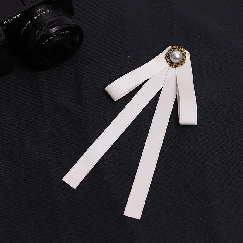 College Butterfly Knot Simple Slim Adjustable Elastic Band Ribbon Qme A1