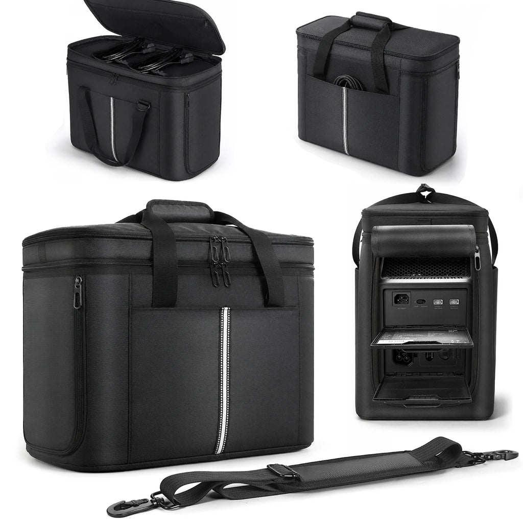 Portable Power Station Storage Bag for Ecoflow Delta 3 Max Plus/ Max Power Station Storage Bag for Road Trip & Emergency Qme