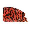 Halloween Skeleton Printing Adjustable Scrub Cap Surgical Cap Woman and man Veterinary Pet Shop Scrub Hat Dentist Working Cap Qme Saffron One Size