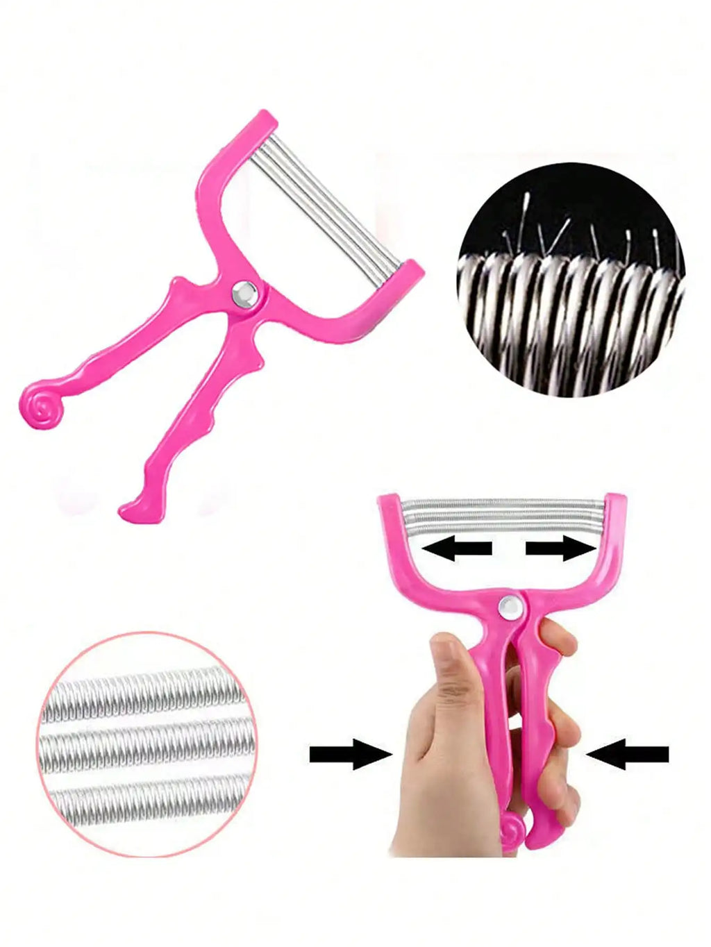 Facial Body Care Tool Hair Removal Spring Wire Stick Makeup Qme