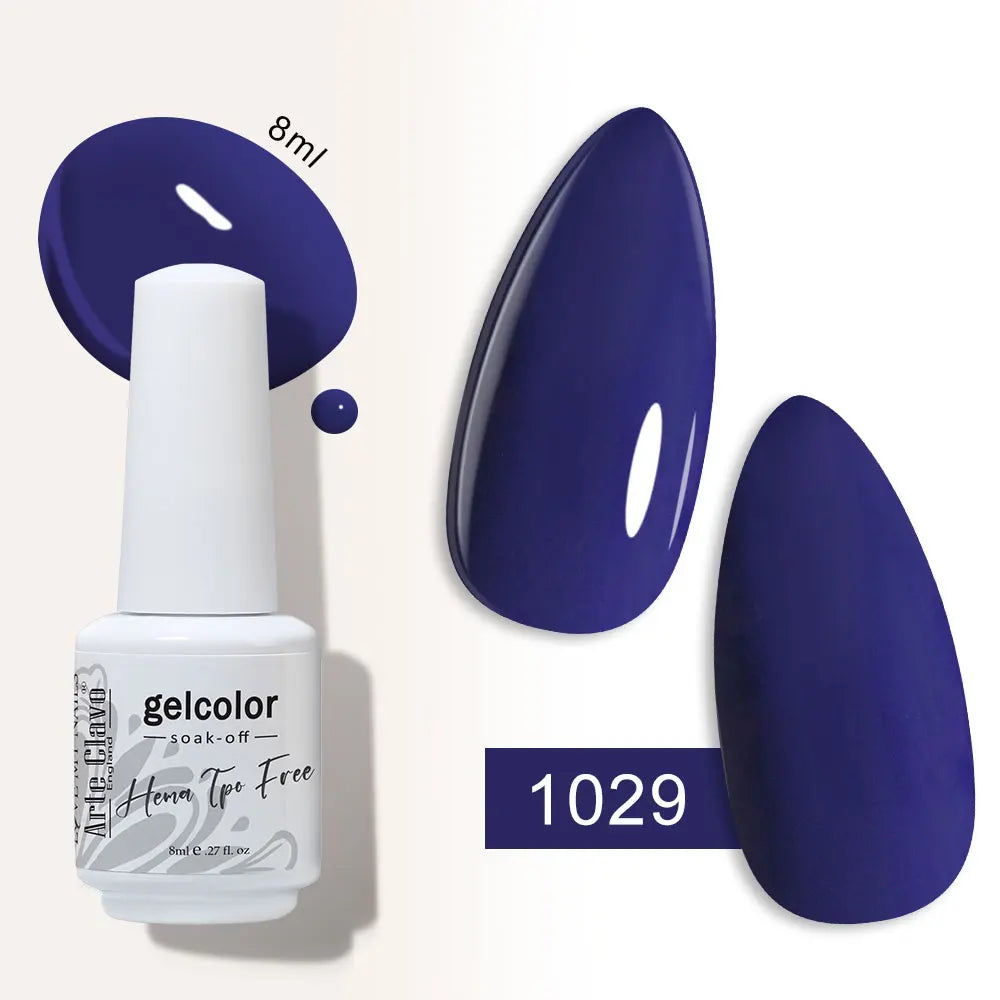 Arte Clavo Semi-permanent Gel Nail Varnish 180 Colors Semipermanent
