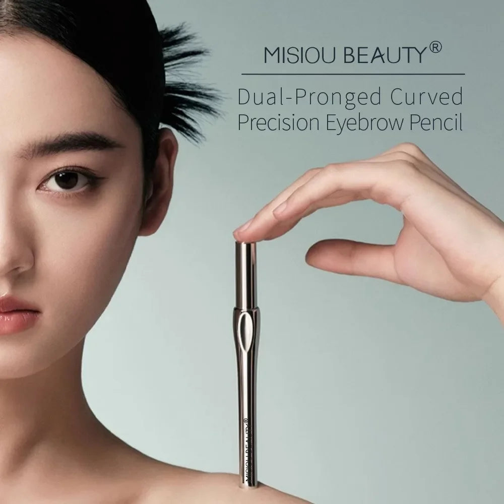 3 Colors 2-Point Wild Eyebrow Pencil Long-Lasting Waterproof Thin Liquid Silkworm Korean Makeup Brow Tattoo Gripping Pen Qme