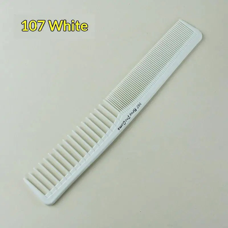 Professional Anti Static Flat Head Hair Cutting Comb Fine Tooth Qme C