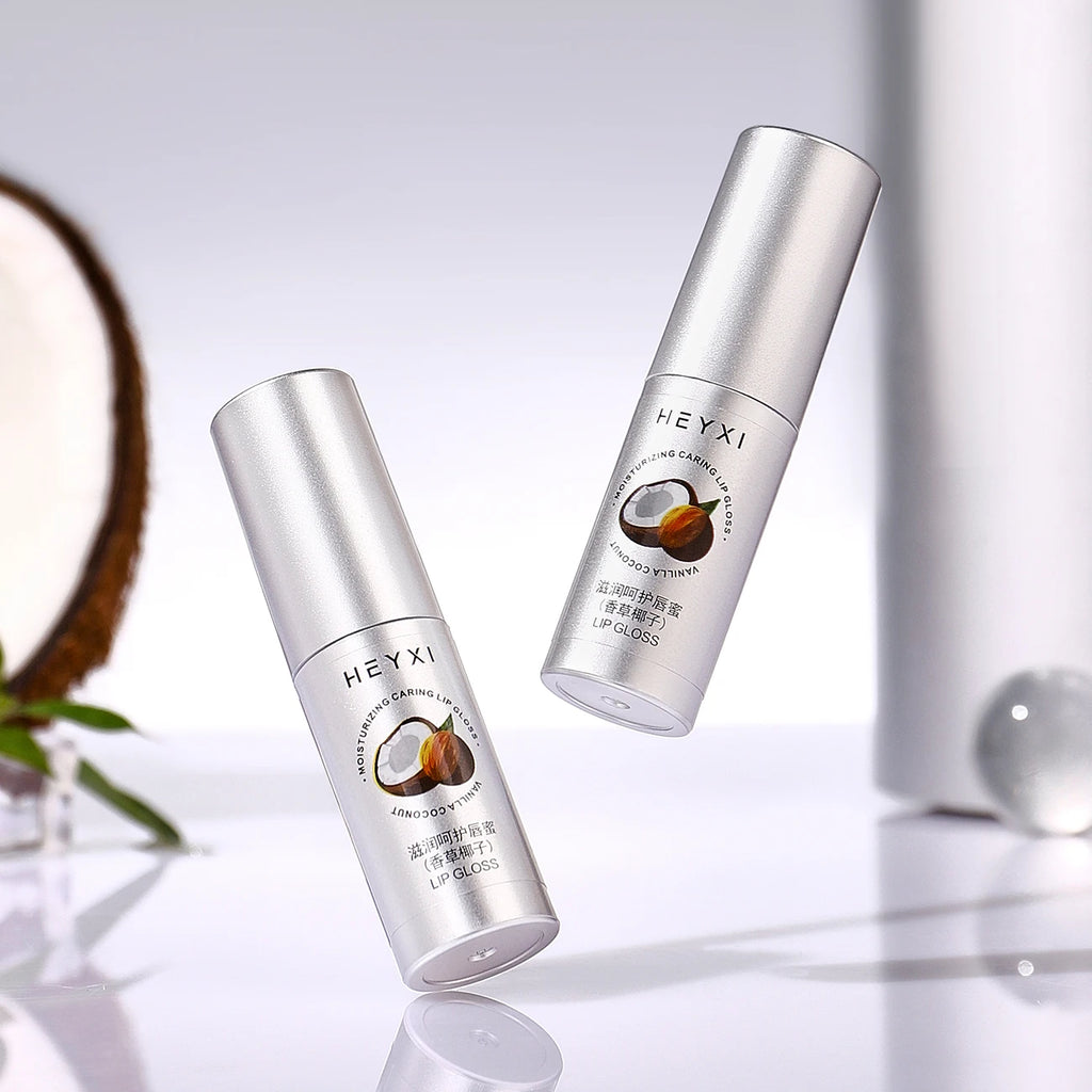 Vanilla Coconut Flavored Moisturizing Caring Lip Gloss Suitable All Qme
