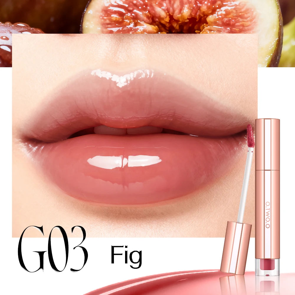 O TWO Liquid Lip Gloss Lipstick Glossy Finish High-shine Long Lasting Qme G03 China Mainland