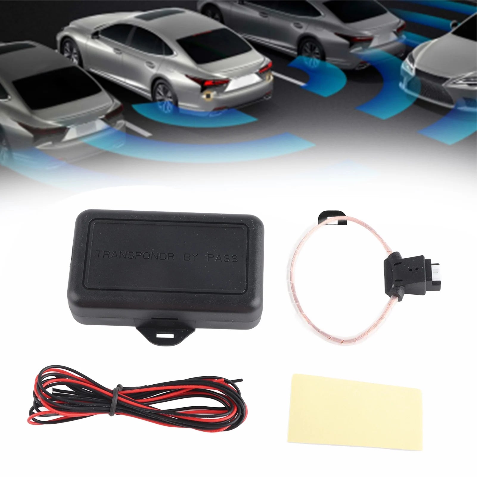 12V Immobilizer Bypass Chip Key Bypass Car Immobilizer Bypass Module Chip Key Release for Remote Engine Start Stop 12V Qme
