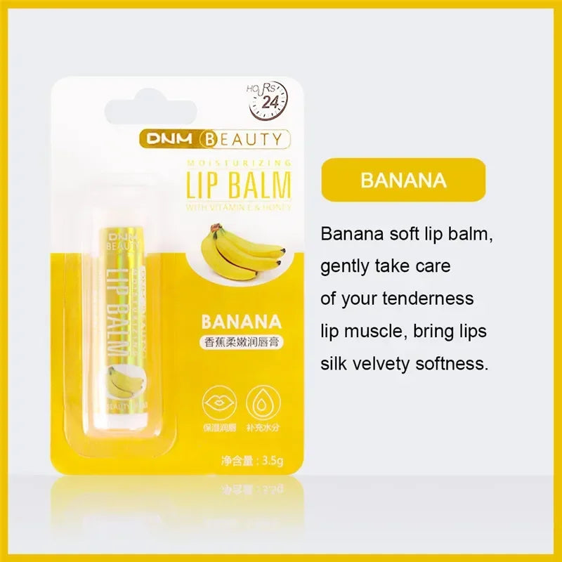 DNM 18 Colors Moisture Lip Balm Nourishes Lips Reduce Lip Lines Long-Lasting Natural Aloe Lipstick Anti Aging Lip Care Lipstick Qme 14