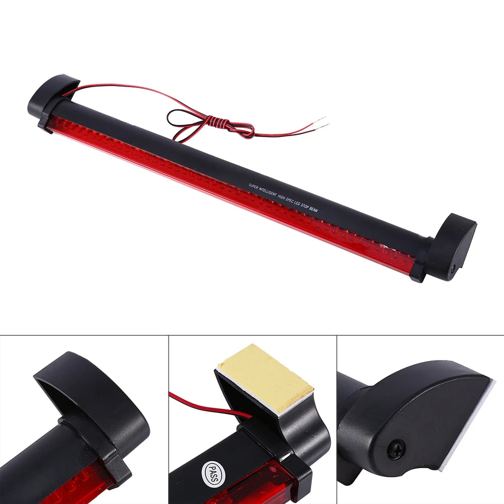 Car Brake Light LED Brake Light Rear Brake Light Red 48 LED Car 3RD Third Brake Tail Light High Mount Stop Bulb 12V Qme