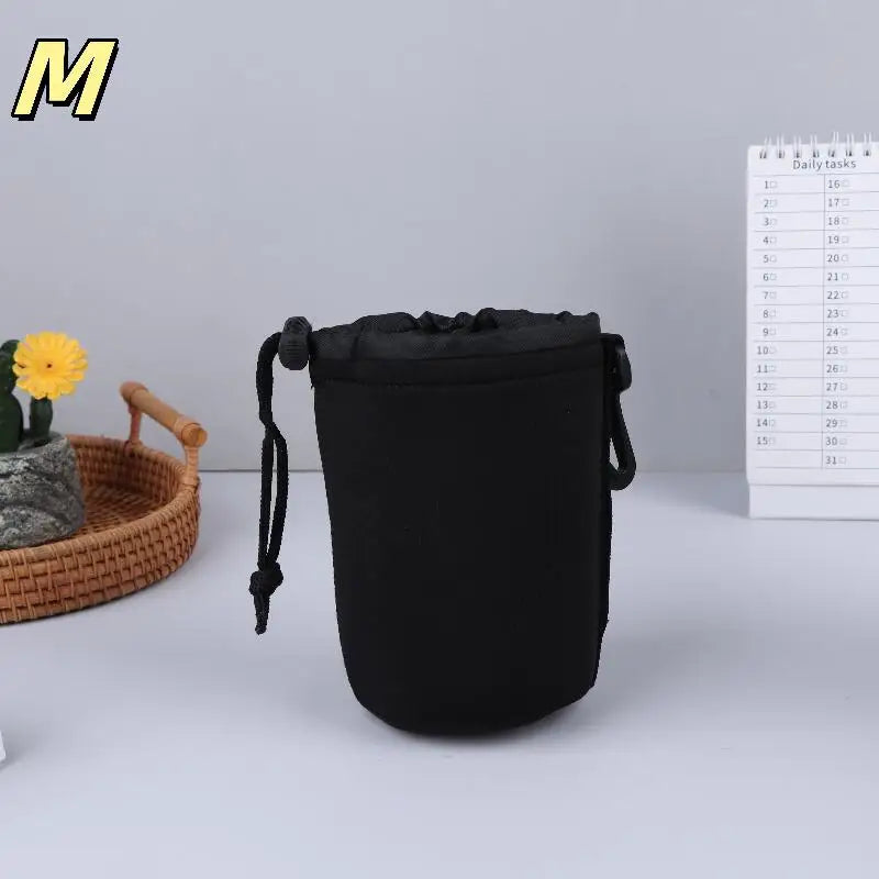 Camera Lens Cover Neoprene Bag Waterproof Soft Pouch Shockproof Most Qme M Black