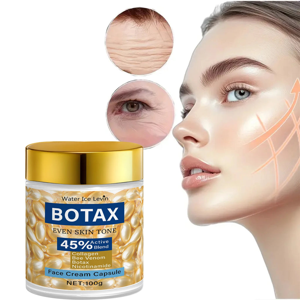 Water lce Levin BOTAX Even Tone Face Capsules 100g |45% Active Collagen + Niacinamide Qme