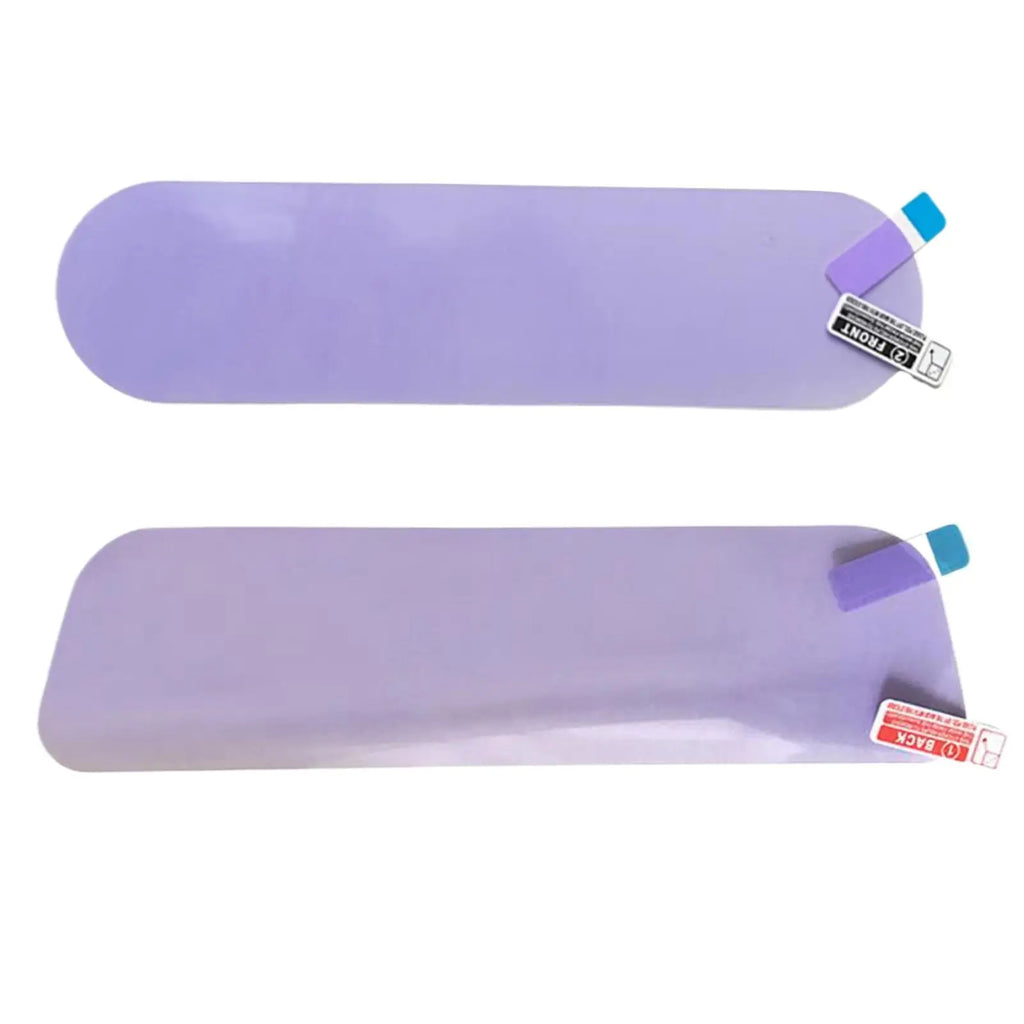 Car Rearview Mirror Film Vehicle Rearview Reflective-proof Protector Anti Fog Glare Mirror Film Waterproof Rainproof Protective Qme