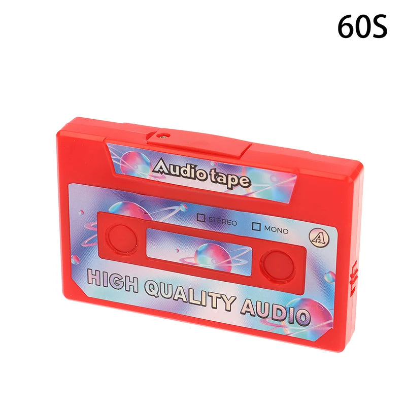 Creative Plastic Voice Recording Cassette Tape 60/300 Seconds Voice Recorder Greeting Card Small gifts Qme style 7