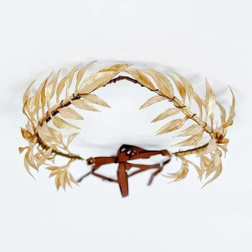 Fashion Flower Vine Elven Crown Fantasy Diadem Elf Tiara Simulate Qme