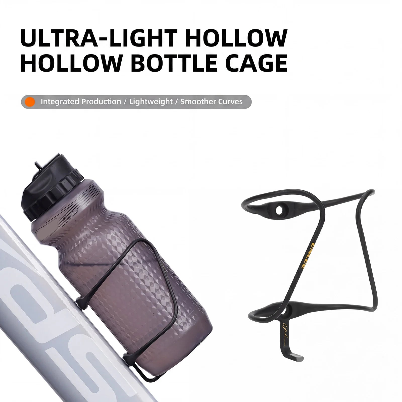 Bicycle Water Bottle Cage Carbon Fiber Ultra Light 9g Universal Bottle Holder for Road Mountain Bike Cycling Equipment Qme