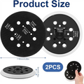 A02F-5 Inch Backing Pad Sanding Discs 2Pcs For PEX 300 AE 400 AE 4000 AE Grinder Polisher Sander Accessory Qme Black