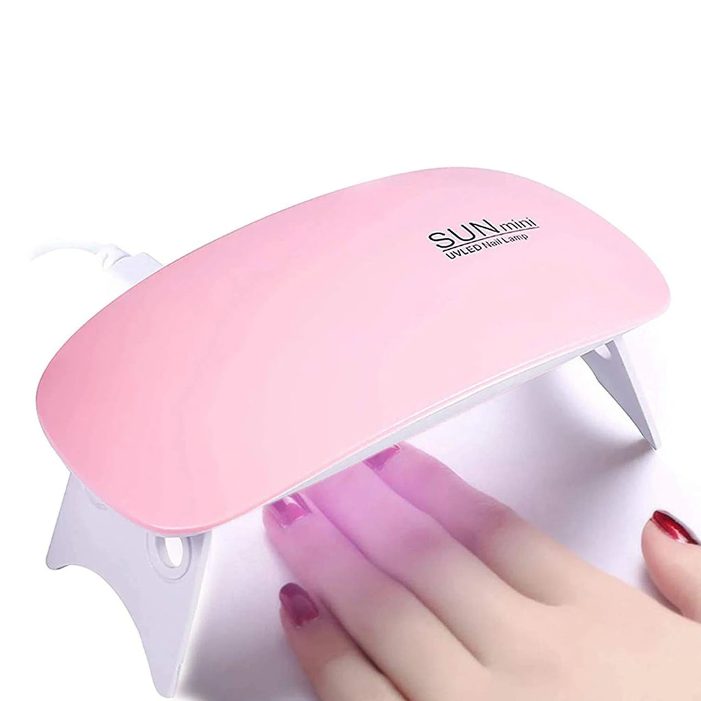 Mini UV LED Nail Dryer 6W USB Portable Gel Polish Resin Curing Lamp Qme