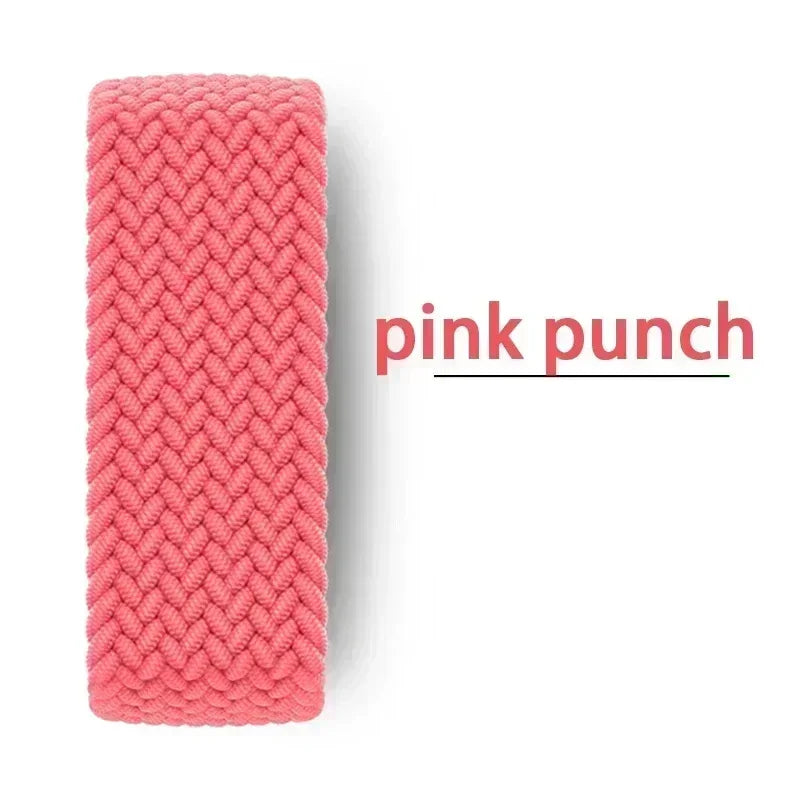 Braided Solo Strap Apple Watch Band Nylon Correa Bracelet Iwatch